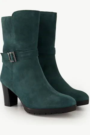 Ulla Popken Leder-Stiefeletten, Damen, , Größe: 38, Sonstige/Leder