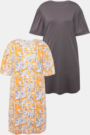 Ulla Popken Große Größen Bigshirts, Damen, , Größe: 42/44, Baumwolle/Synthetische Fasern