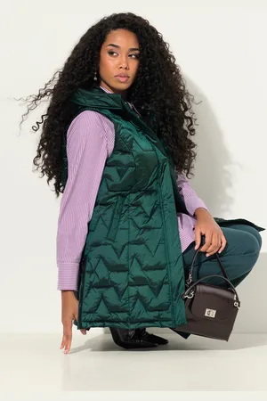 Ulla Popken Große Größen Steppweste, Damen, , Größe: 42/44, Polyester/Synthetische Fasern