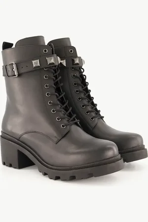 Ulla Popken Leder-Stiefeletten, Damen, , Größe: 38, Sonstige/Leder