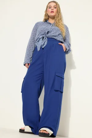 STUDIO UNTOLD Große Größen Cargohose, Damen, , Größe: 42, Polyester/Viskose