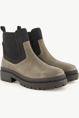 Ulla Popken Chelsea-Boots, Damen, , Größe: 38, Sonstige/Leder