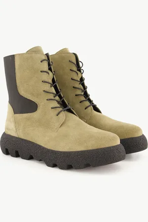Ulla Popken Leder-Stiefeletten, Damen, , Größe: 38, Leder