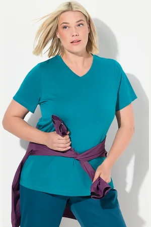 Ulla Popken Große Größen Funktionsshirt, Damen, , Größe: 42/44, Polyester/Viskose