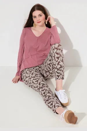 Ulla Popken Große Größen Leggings, Damen, , Größe: 42/44, Baumwolle