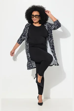 Ulla Popken Große Größen Leggings, Damen, , Größe: 42/44, Polyester