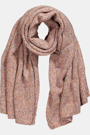 Ulla Popken Große Größen Schal, Damen, , Größe: One Size, Polyester/Synthetische Fasern