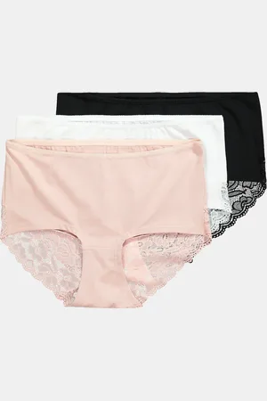Ulla Popken Große Größen Hipster, Damen, , Größe: 50/52, Baumwolle/Synthetische Fasern/Elasthan