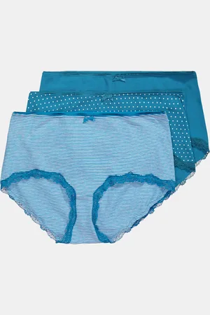 Ulla Popken Große Größen Hipster, Damen, , Größe: 46/48, Baumwolle/Synthetische Fasern/Elasthan