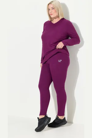 Ulla Popken Große Größen Leggings, Damen, , Größe: 42/44, Polyester/Baumwolle