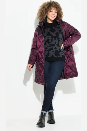 Ulla Popken Große Größen HYPRAR Steppjacke, Damen, , Größe: 42/44, Polyester/Synthetische Fasern