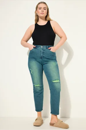 STUDIO UNTOLD Große Größen Mom-Jeans, Damen, , Größe: 42, Baumwolle