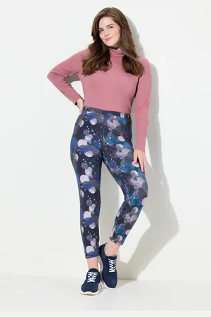 Ulla Popken Große Größen Leggings, Damen, , Größe: 46/48, Baumwolle