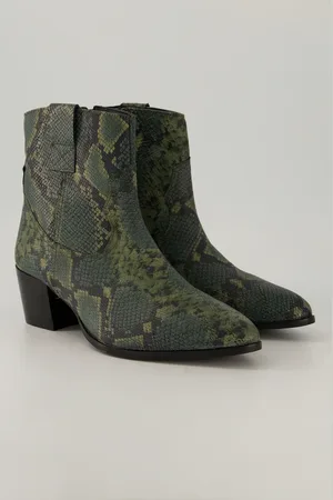 Ulla Popken Leder-Stiefeletten, Damen, , Größe: 38, Leder/Synthetische Fasern