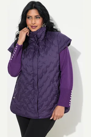 Ulla Popken Große Größen Steppweste, Damen, , Größe: 42/44, Polyester