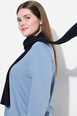 Ulla Popken Große Größen Schal, Damen, , Größe: One Size, Baumwolle