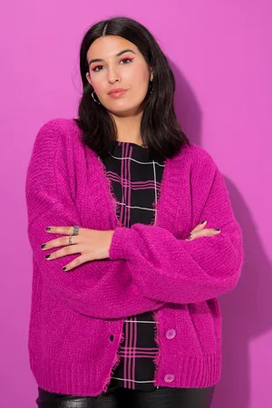 STUDIO UNTOLD Große Größen Strickjacke, Damen, , Größe: 42/44, Synthetische Fasern/Wolle