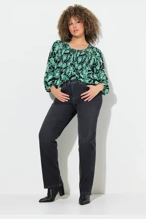 Ulla Popken Große Größen Jeans Mandy, Damen, , Größe: 46, Baumwolle/Polyester