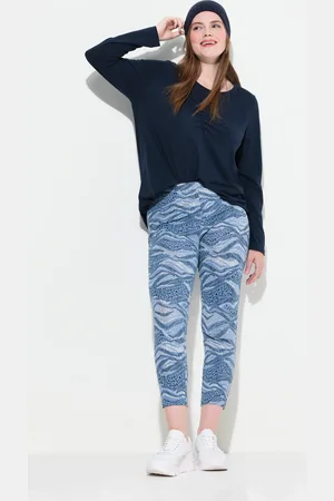Ulla Popken Große Größen Leggings, Damen, , Größe: 42/44, Baumwolle