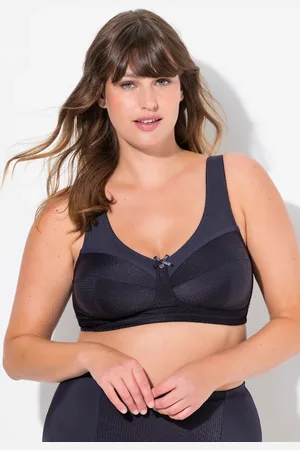 Ulla Popken Große Größen Entlastungs-BH, Damen, , Größe: 100C, Synthetische Fasern/Elasthan