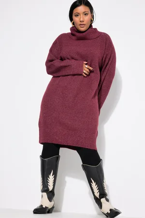 STUDIO UNTOLD Große Größen Strick-Minikleid, Damen, , Größe: 46/48, Polyester/Synthetische Fasern