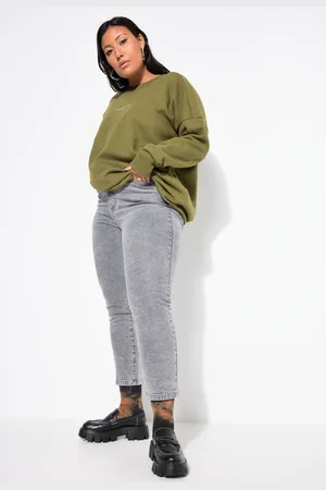 STUDIO UNTOLD Große Größen Mom-Jeans, Damen, , Größe: 42, Baumwolle