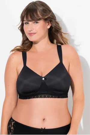Ulla Popken Große Größen Bralette, Damen, , Größe: 100C, Synthetische Fasern/Elasthan