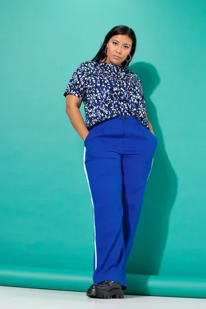 STUDIO UNTOLD Große Größen Anzughose, Damen, , Größe: 42, Polyester/Viskose
