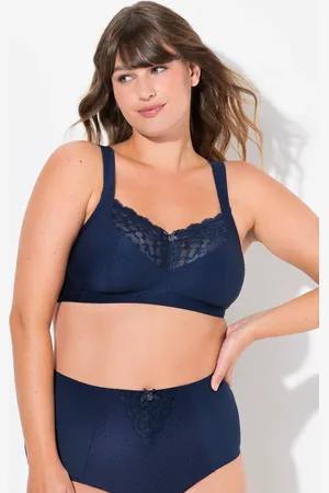 Ulla Popken Große Größen Komfort-BH, Damen, , Größe: 100C, Synthetische Fasern/Elasthan