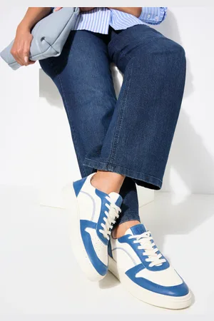 Ulla Popken Leder-Sneaker, Damen, , Größe: 38, Leder