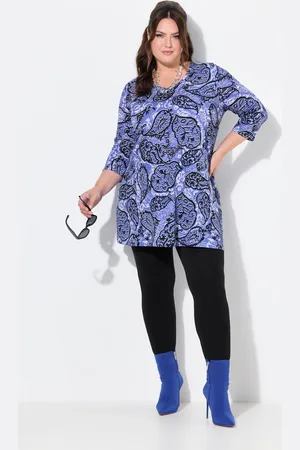 Ulla Popken Große Größen Longshirt, Damen, , Größe: 42/44, Baumwolle