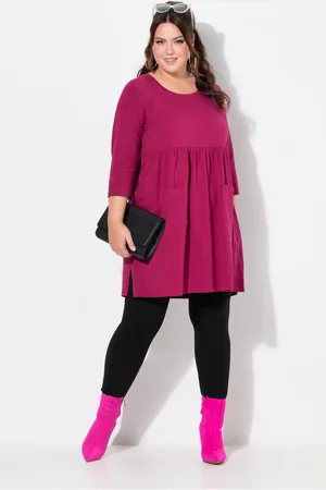 Ulla Popken Große Größen Longshirt, Damen, , Größe: 46/48, Baumwolle