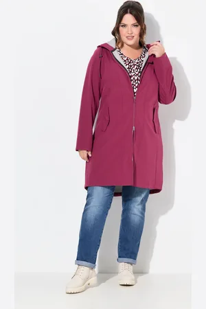 Ulla Popken Große Größen HYPRAR Softshell-Longjacke, Damen, , Größe: 46/48, Polyester