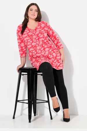 Ulla Popken Große Größen Longshirt, Damen, , Größe: 42/44, Baumwolle