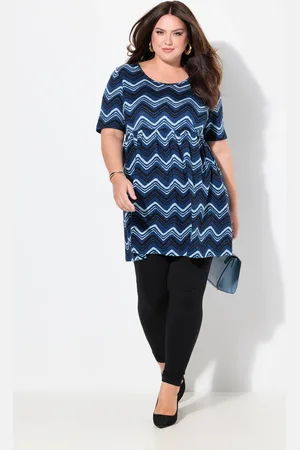Ulla Popken Große Größen Longshirt, Damen, , Größe: 42/44, Baumwolle
