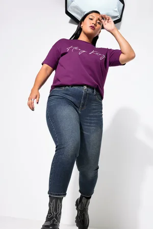STUDIO UNTOLD Große Größen Mom-Jeans, Damen, , Größe: 42, Baumwolle/Polyester