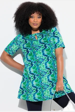Ulla Popken Große Größen Longshirt, Damen, , Größe: 46/48, Baumwolle