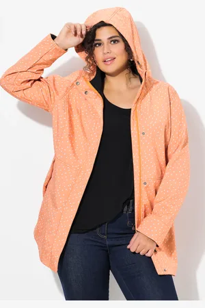 Ulla Popken Große Größen Softshell-Longjacke, Damen, , Größe: 42/44, Polyester