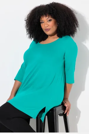 Ulla Popken Große Größen Longshirt, Damen, , Größe: 46/48, Baumwolle