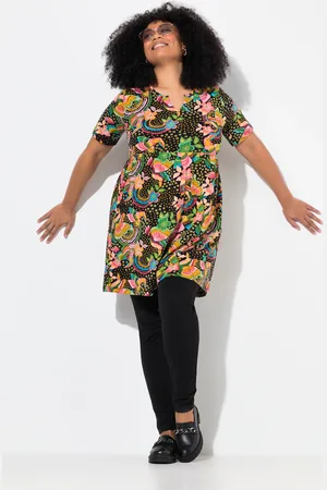 Ulla Popken Große Größen Longshirt, Damen, , Größe: 46/48, Baumwolle