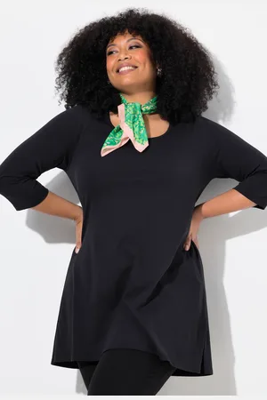 Ulla Popken Große Größen Longshirt, Damen, , Größe: 62/64, Baumwolle