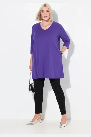 Ulla Popken Große Größen Longshirt, Damen, , Größe: 50/52, Baumwolle