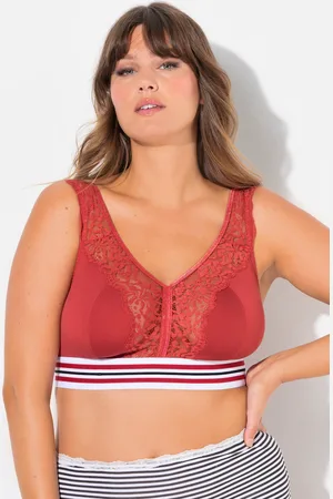 Ulla Popken Große Größen Minimizer-Bralette, Damen, , Größe: 100D, Synthetische Fasern/Elasthan