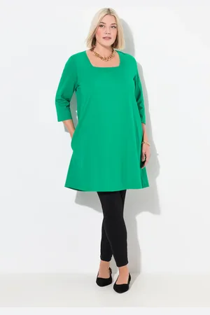 Ulla Popken Große Größen Longshirt, Damen, , Größe: 50/52, Baumwolle