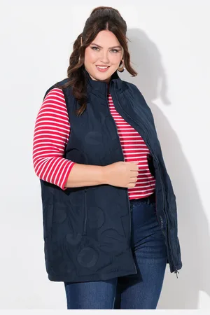 Ulla Popken Große Größen HYPRAR Weste, Damen, , Größe: 46/48, Polyester/Synthetische Fasern