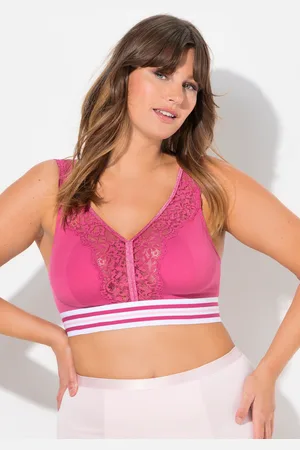 Ulla Popken Große Größen Minimizer-Bralette, Damen, , Größe: 100D, Synthetische Fasern/Elasthan