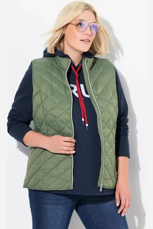 Ulla Popken Große Größen HYPRAR Funktions-Steppweste, Damen, , Größe: 42/44, Polyester/Synthetische Fasern