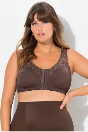 Ulla Popken Große Größen Entlastungs-BH Kelly, Damen, , Größe: 100C, Synthetische Fasern/Elasthan
