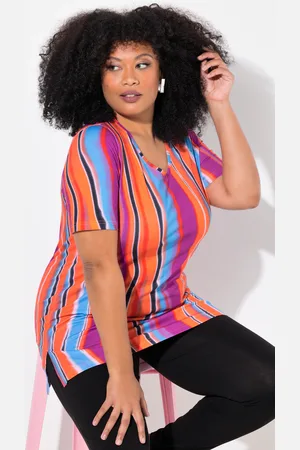 Ulla Popken Große Größen Longshirt, Damen, , Größe: 46/48, Baumwolle
