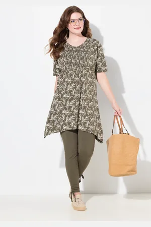 Ulla Popken Große Größen Longshirt, Damen, , Größe: 42/44, Baumwolle